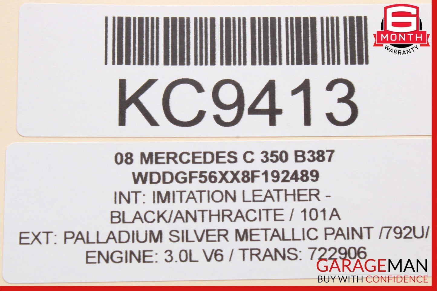08-11 Mercedes W204 C350 C300 A/C Climate Control Switch Trim Cover Bezel Wood