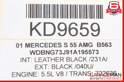 00-06 Mercedes W220 S430 S500 Front Right Side Exterior Door Handle Silver OEM