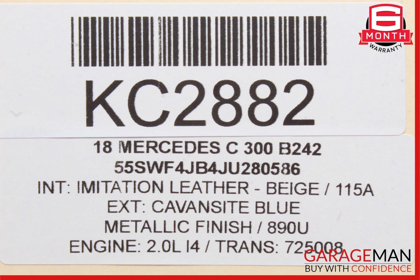 14-19 Mercedes W205 C300 GLC350 S550 Keylessgo Keyless Go Receiver Module Unit