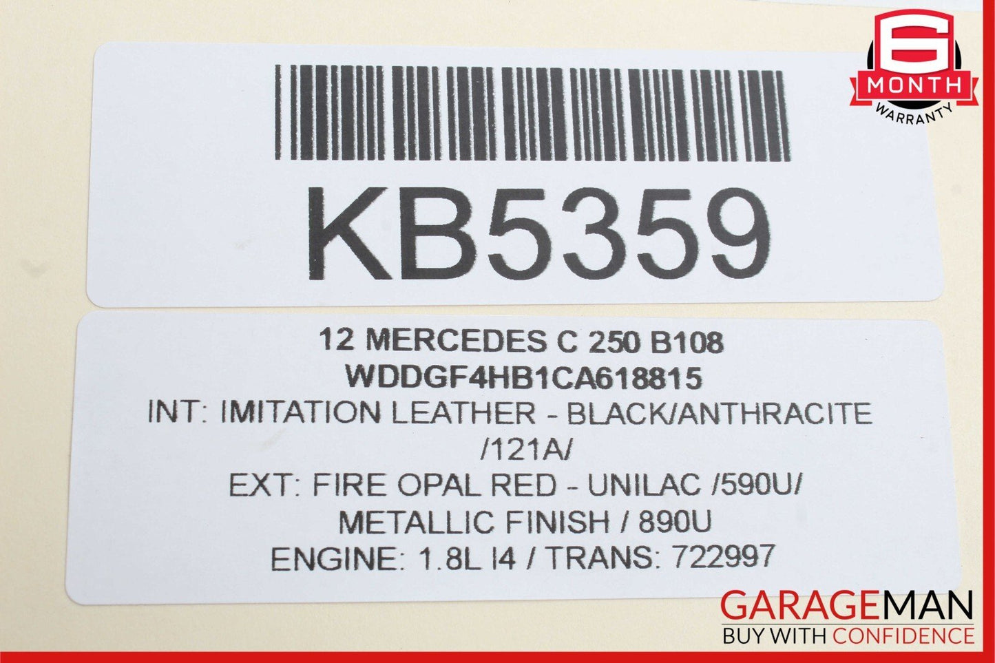 12-15 Mercedes W204 C250 SLK250 M271 Engine Throttle Body 2661410525 OEM
