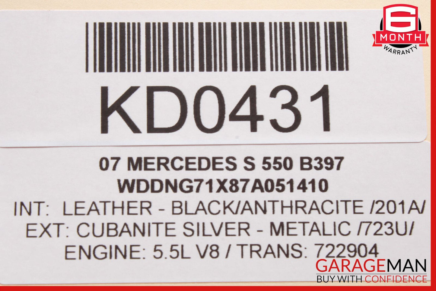 07-14 Mercedes W221 S550 Front Left Driver Seat Control Memory Switch OEM