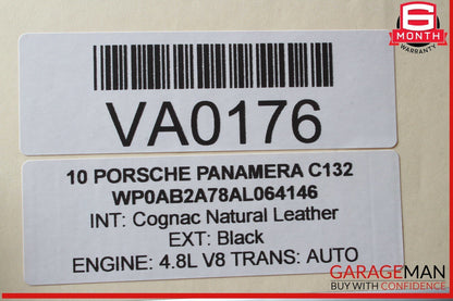 10-13 Porsche Panamera 970 Right Passenger Side Rear View Door Mirror Black OEM