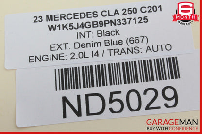 20-23 Mercedes W118 CLA250 Rear Right Passenger Side Window Regulator Motor OEM