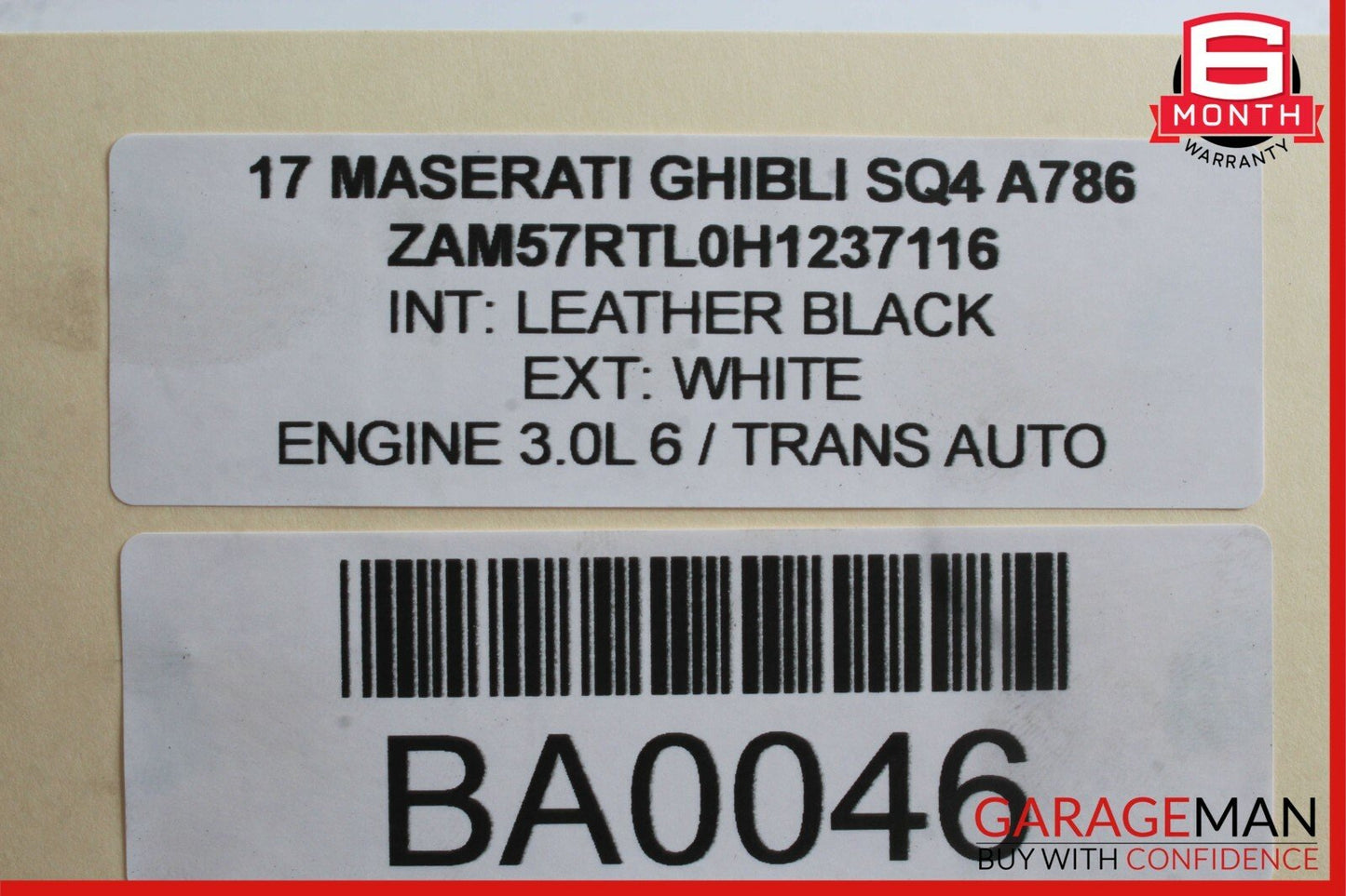 14-17 Maserati Ghibli Power Brake Booster Master Cylinder Reservoir Assembly OEM