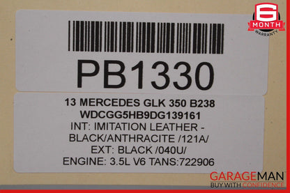 10-15 Mercedes X204 GLK350 Front Left Interior Door Trim Panel Cover Assembly