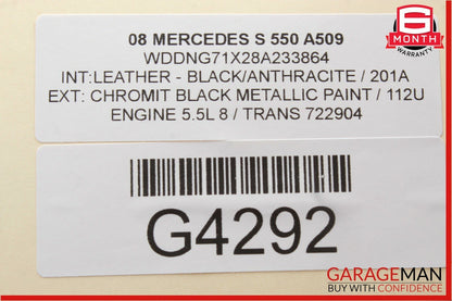 07-13 Mercedes W221 S550 CL550 A/C AC Heater Climate Control Switch Module