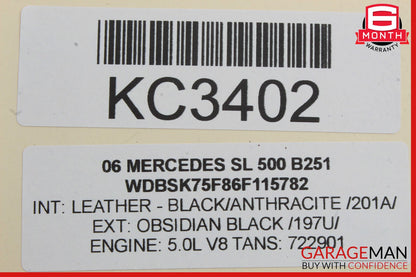03-12 Mercedes R230 SL500 SL55 AMG Right Side Door Lock Latch Actuator OEM
