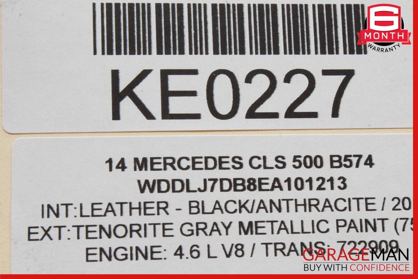 12-14 Mercedes W218 CLS500 Park Assist Parktronic Sensor Module Control OEM