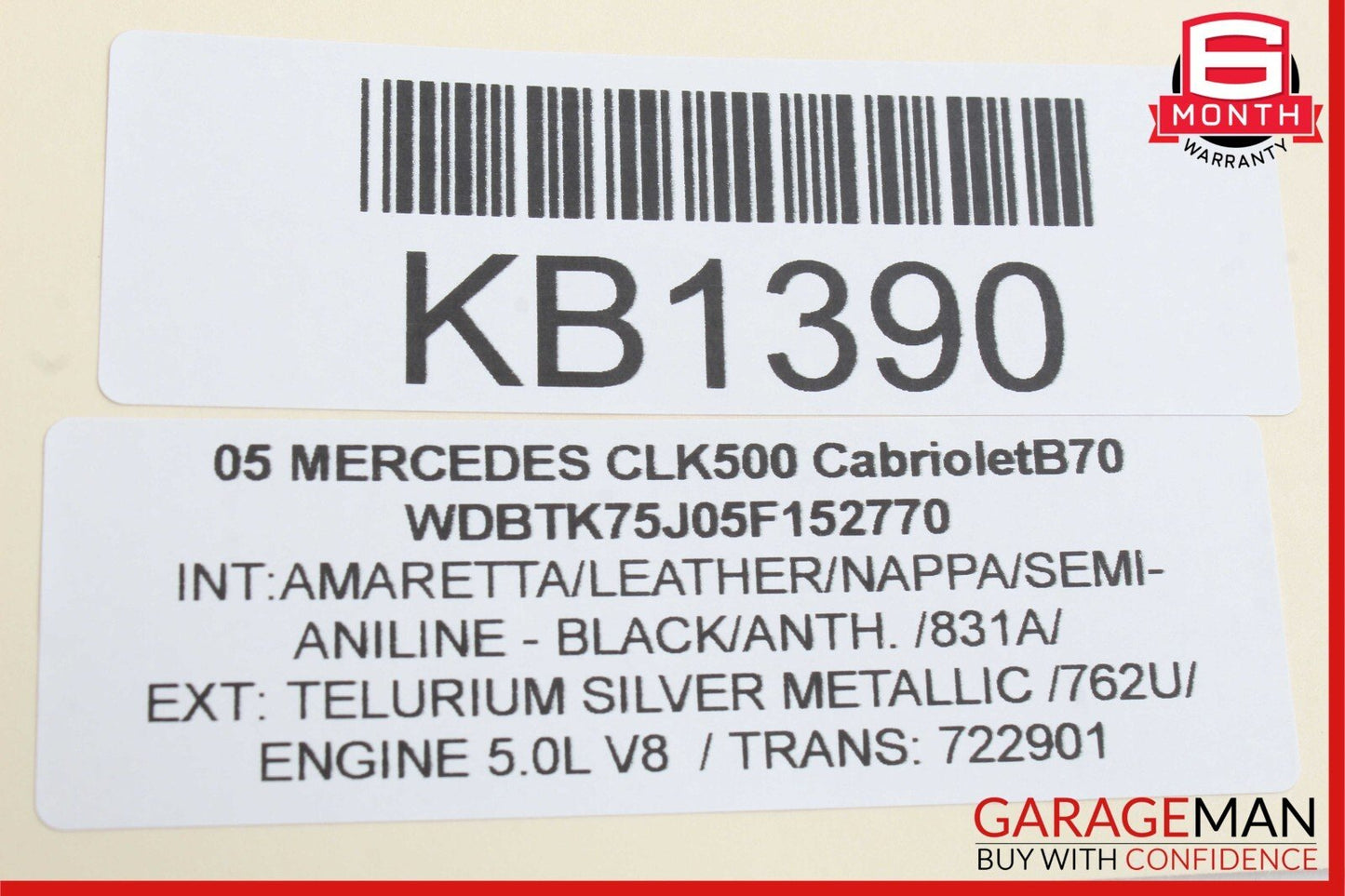 03-09 Mercedes W209 CLK350 Front Left Side Exterior Door Handle Tellurium Silver