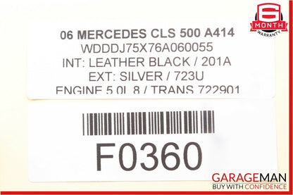 03-11 Mercedes W219 CLS500 GL450 ML550 Front Right Side Seat Control Module OEM