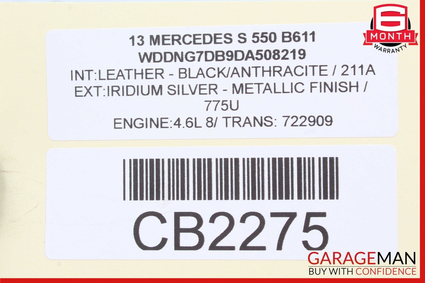 10-13 Mercedes W221 S550 S350 Brake Master Cylinder Power Booster 2214303130 OEM