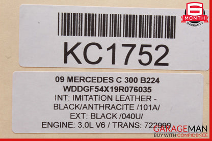 08-16 Mercedes W204 C300 GLK350 E400 Rear Left Door Window Regulator Motor OEM