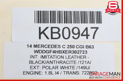 08-20 Mercedes W204 C250 C300 E350 Front Right Side Spindle Knuckle Hub OEM