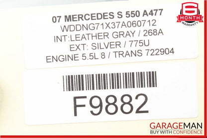 07-14 Mercedes W221 S550 CL550 AC A/C Heater Blower Motor Control Module Unit