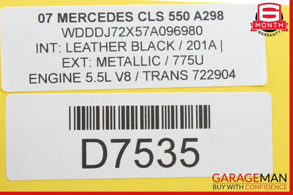 06-11 Mercedes W219 CLS550 CLS55 AMG Front Left Side Door Control Module Unit