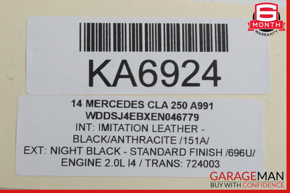 14-18 Mercedes W117 CL250 Rear Right Passenger Spindle Knuckle Hub Bearing OEM