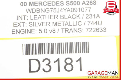 00-06 Mercedes W220 S500 CL500 CL600 PDC Parktronic Distance Control Module OEM