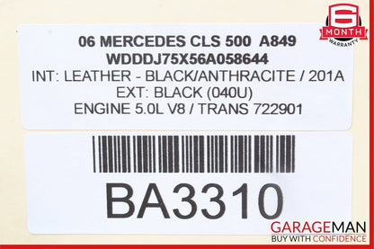 06-11 Mercedes W219 CLS500 S550 Bosch Engine Motor Starter 0061510601 OEM