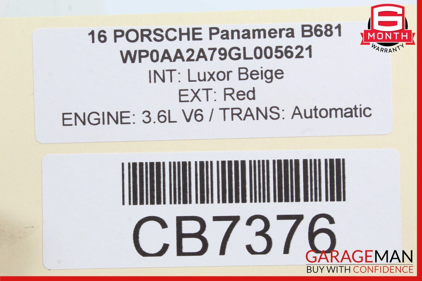 10-16 Porsche Panamera 970 Brake Booster Power Master Cylinder Reservoir Assy