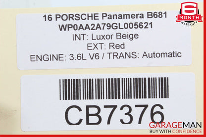 10-16 Porsche Panamera 970 Brake Booster Power Master Cylinder Reservoir Assy