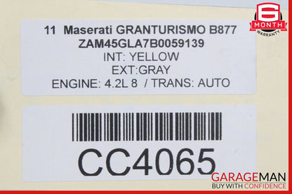 08-18 Maserati GranTurismo M145 Gas Fuel Tank Reservoir Assembly 224450 OEM