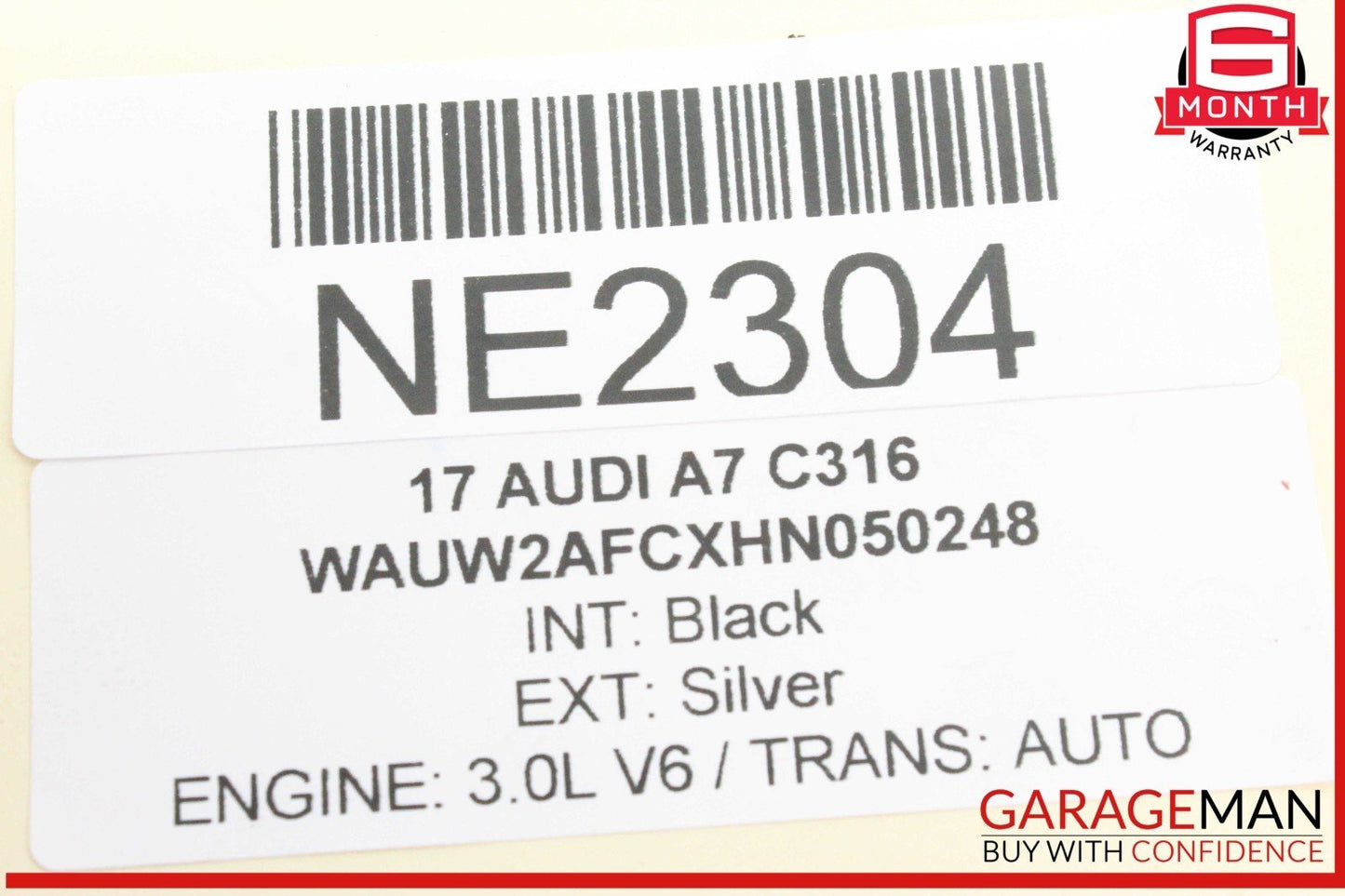 12-18 Audi A7 Engine Starter Motor Bosch 06M911021 OEM