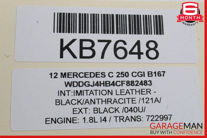 08-17 Mercedes C250 E400 GLK350 Rear Overhead Dome Light Lamp Reading Map