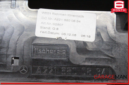07-13 Mercedes W221 S550 Center Console CD Player Cover Trim Panel Black OEM