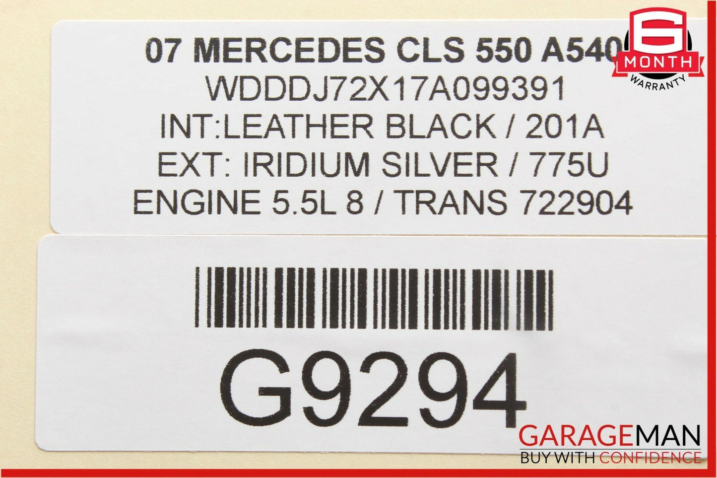Mercedes CLS550 E350 GL550 Front Left Side Under Seat Control Module OEM