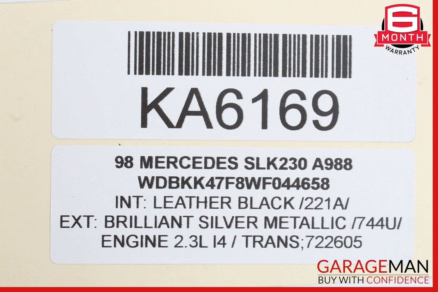 97-04 Mercedes R170 SLK230 Front Right/Left Side Brake Caliper Calipers Set OEM