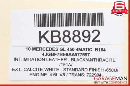 06-13 Mercedes X164 GL450 Head Light Headlight Control Switch Module Unit OEM