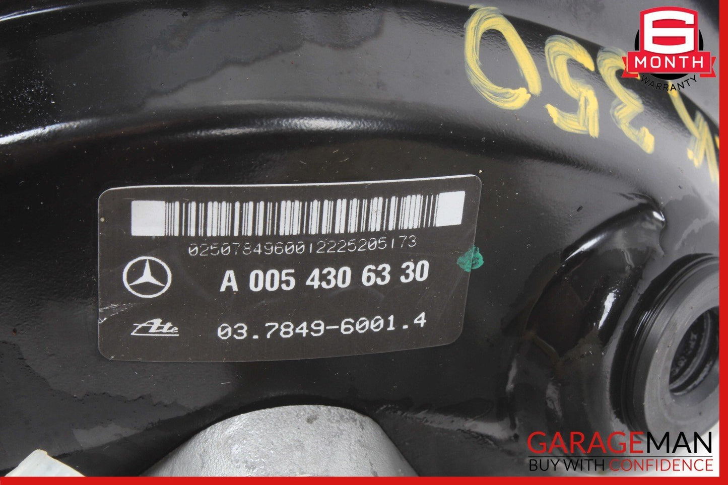 05-11 Mercedes R171 SLK350 Power Brake Booster Master Cylinder Reservoir OEM05