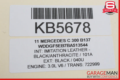 08-15 Mercedes W204 C300 C250 C350 Center Console Shift Shifter Bezel Trim Cover