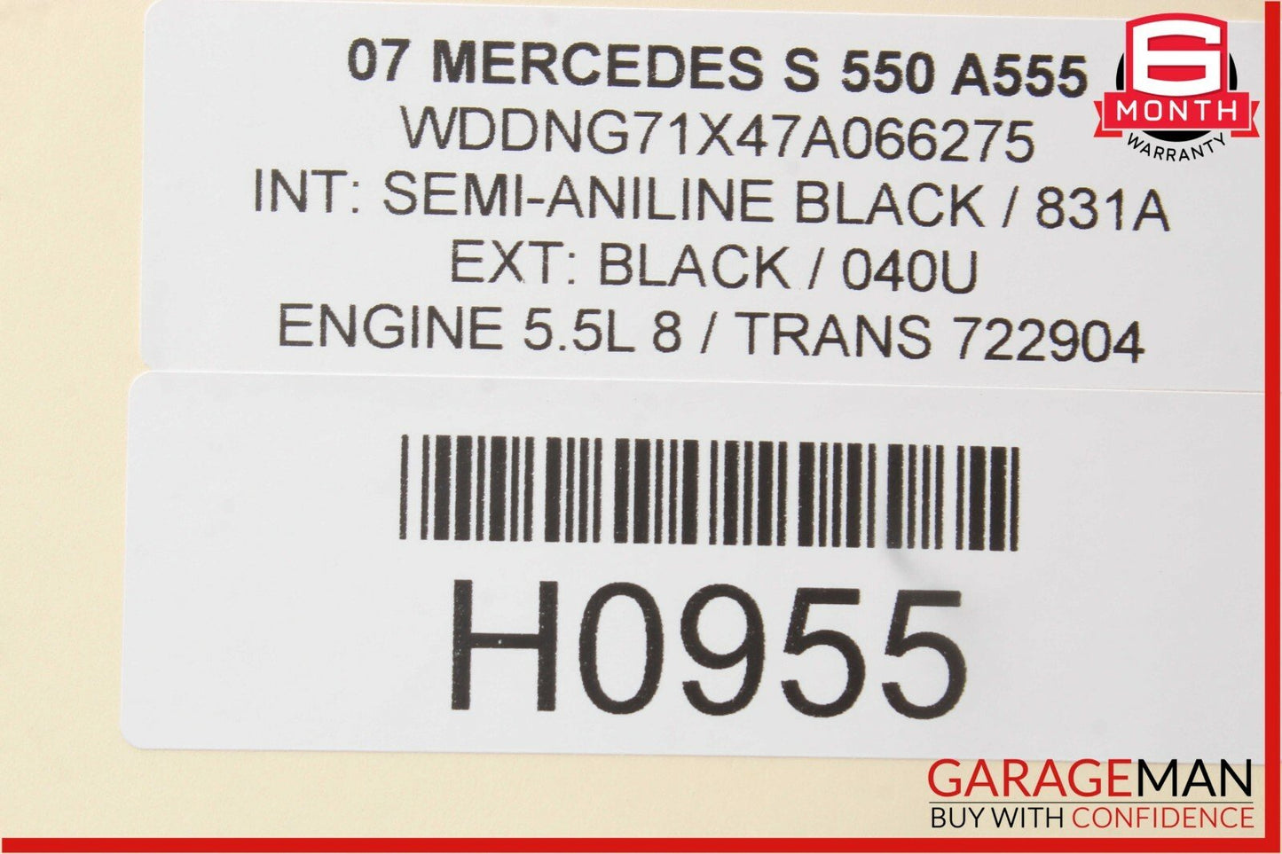 07-09 Mercedes W221 S450 S550 S63 AMG Rear Right / Left Door Controller Module
