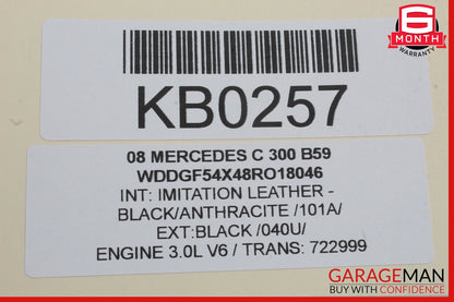 08-11 Mercedes W204 C350 C300 Front Left Driver Side Exterior Door Handle OEM
