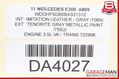 03-09 Mercedes W211 E350 E550 Front Left Side Door Window Regulator Motor OEM