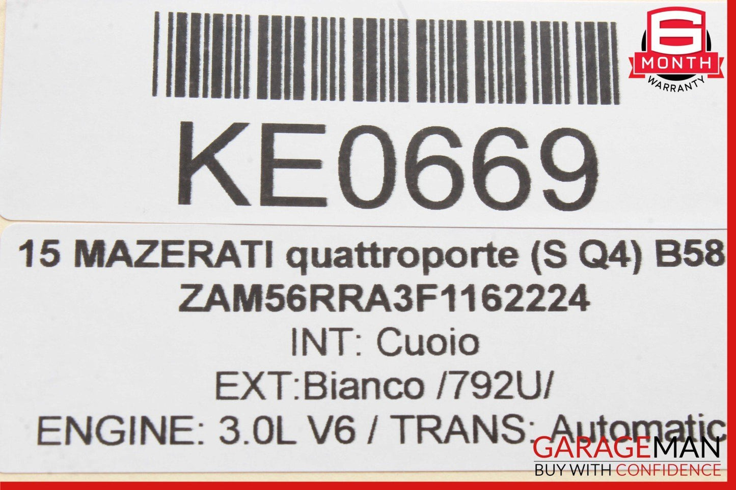 13-16 Maserati Quattroporte S Q4 3.0L Instrument Cluster Speedometer Gauge OEM