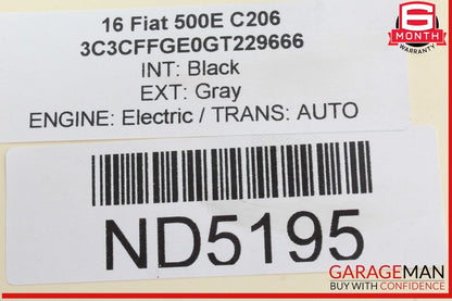 12-19 Fiat 500E Electric Auxiliary Coolant Water Pump 52014556AD OEM