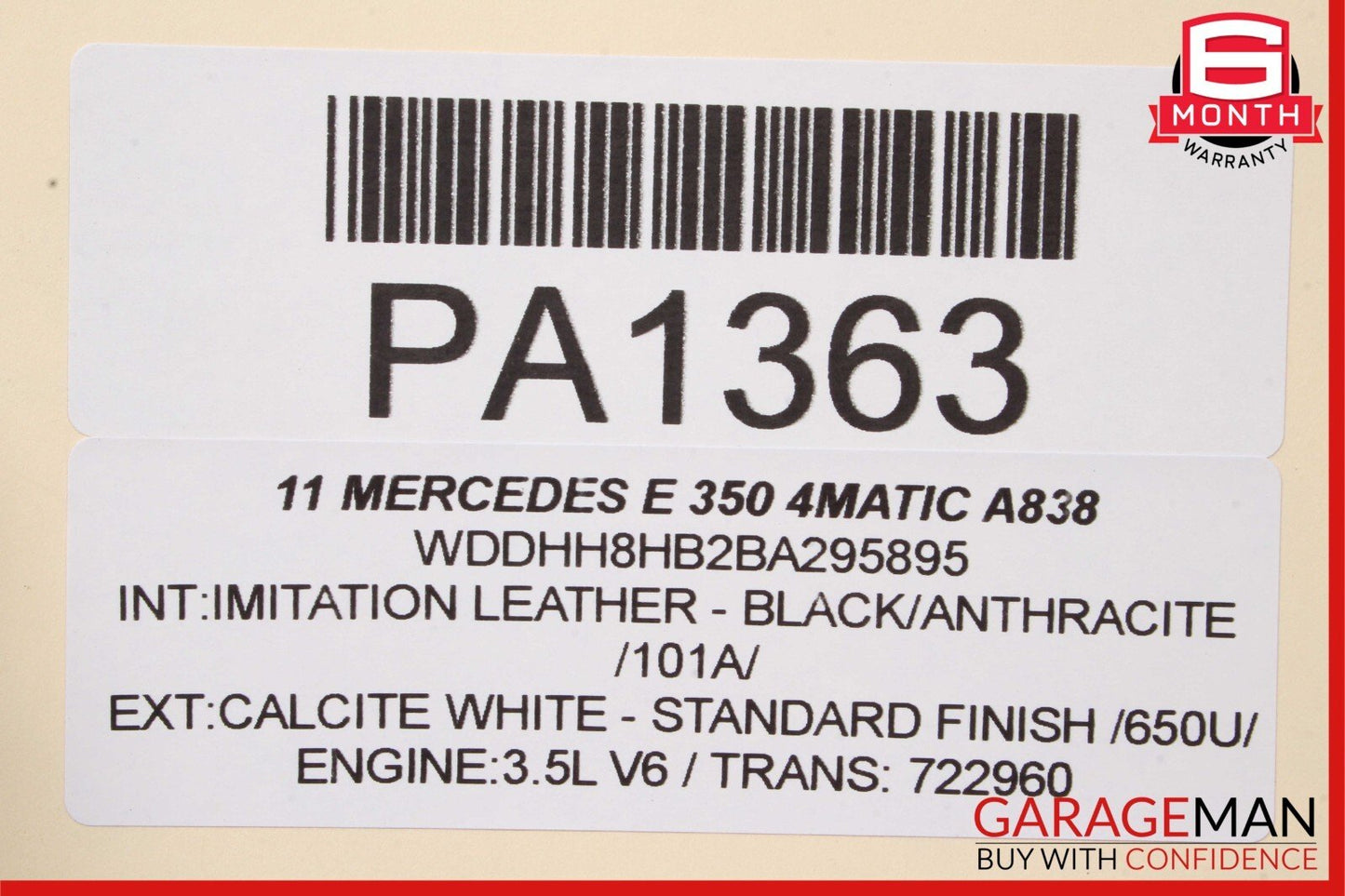 10-13 Mercedes W212 E350 E400 Front Right Interior Door Panel Assembly Black