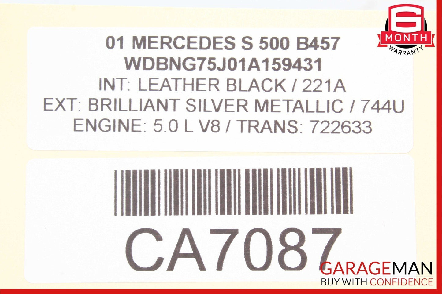 00-14 Mercedes W220 S500 S55 CL65 AMG Hydraulic Suspension ABC Oil Cooler