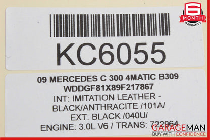 08-14 Mercedes W204 C300 4MATIC Floor Gear Shift Shifter Selector Box 2042673924