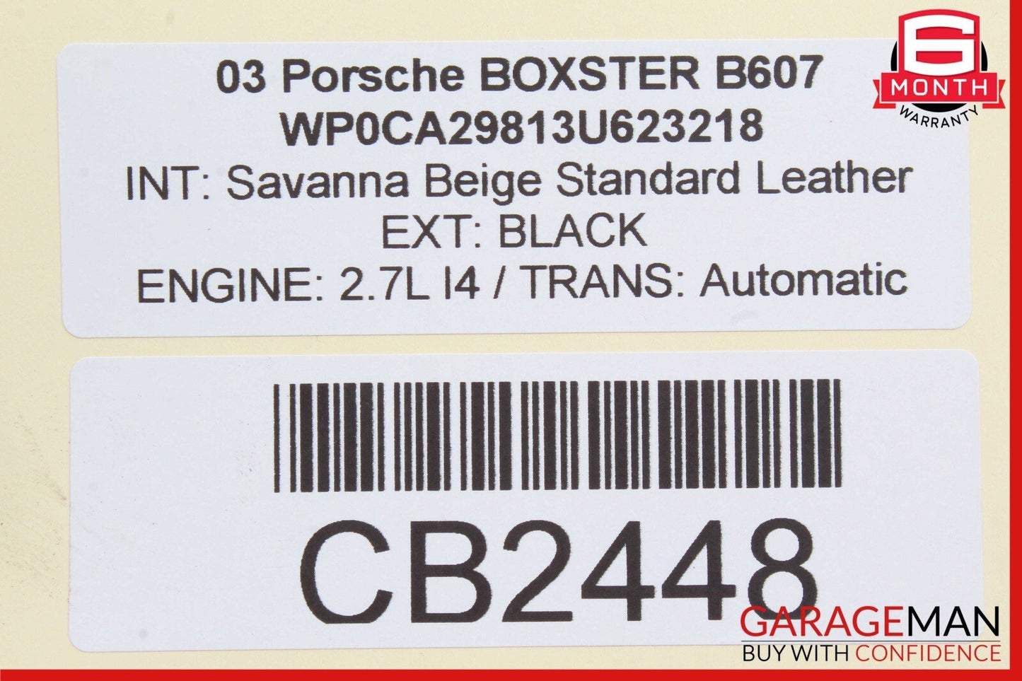 97-04 Porsche Boxster 986 Carrera 911 Rear / Front Suspension Lower Control Arm