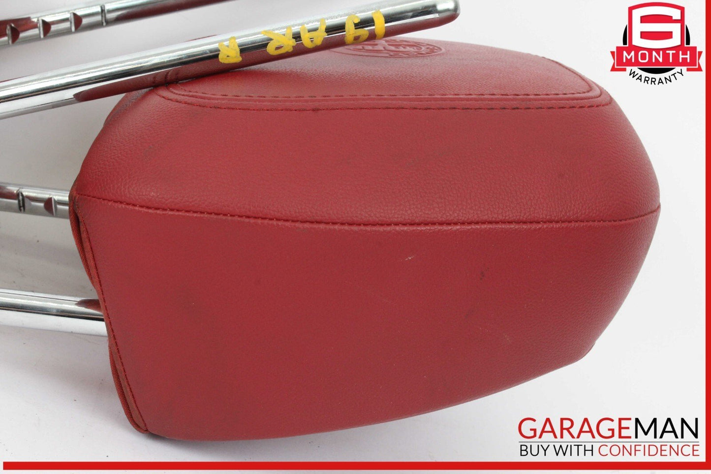 17-22 Alfa Romeo Giulia Front Left and Right Side Seat Headrest Head Rest Red