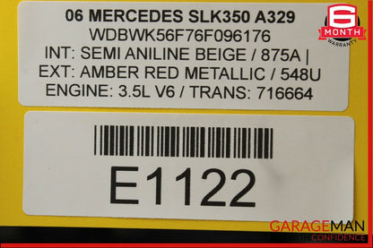 06-12 Mercedes R171 SLK350 GL350 R550 Radio Stereo 6 Disk CD Changer Player OEM