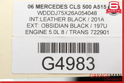 06-09 Mercedes W219 CLS500 Front Left Driver Side Seatbelt Seat Belt Retractor