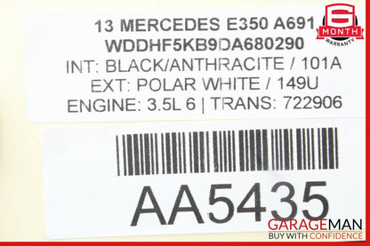 2013 Mercedes W212 E350 Hybrid Instrument Cluster Speedometer 2129002214 OEM