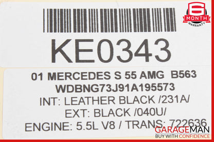00-02 Mercedes W220 S55 AMG ABC Hydraulic Suspension Line Hose OEM