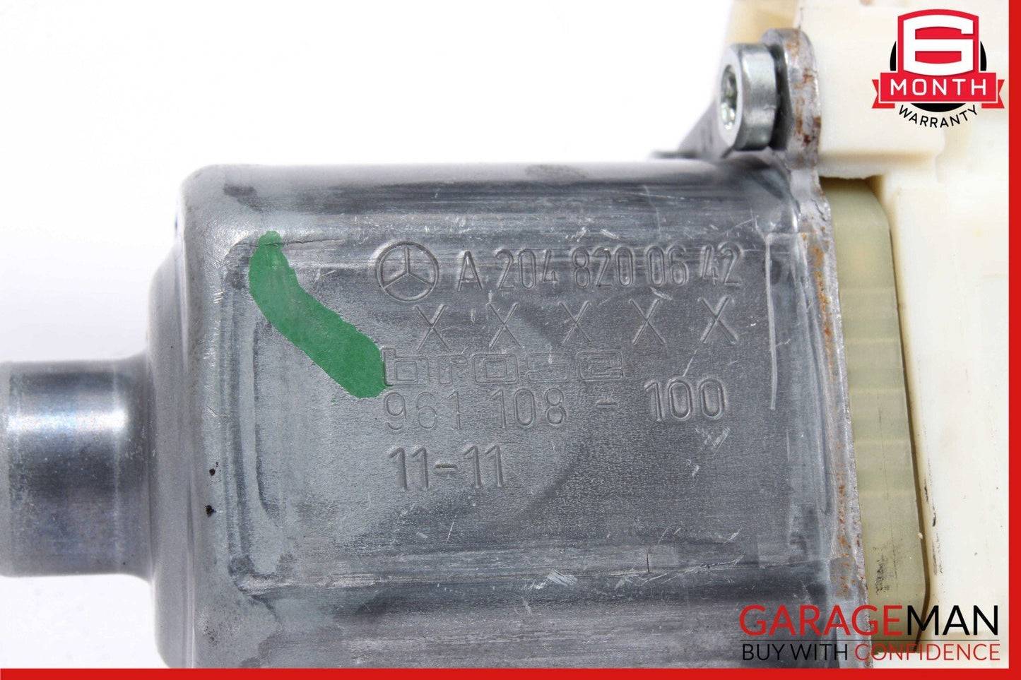 08-16 Mercedes W212 E350 GLK350 C250 Rear Right Door Window Regulator Motor