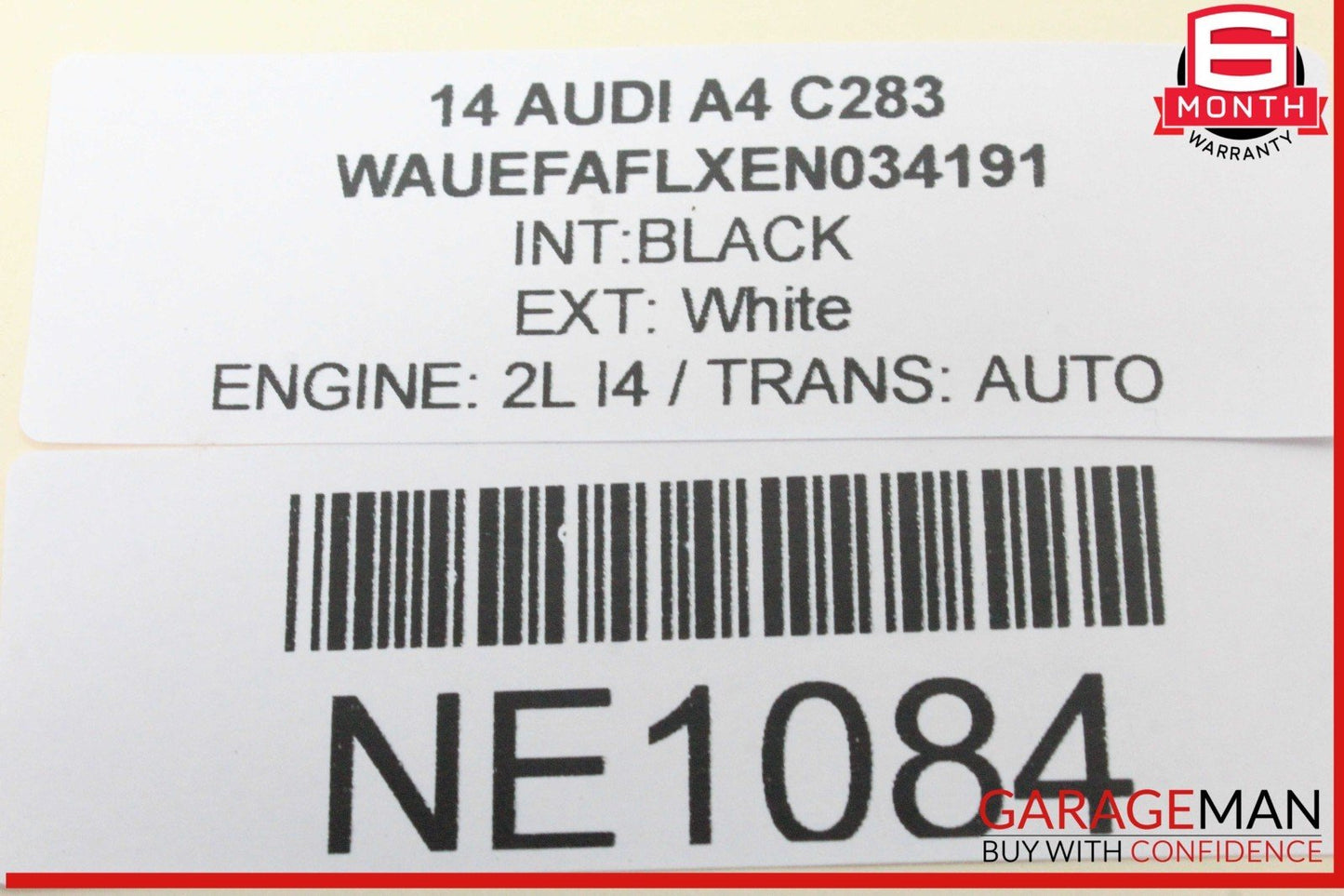 09-16 Audi A4 S4 Windshield Washer Fluid Reservoir Tank 8T0955453C OEM
