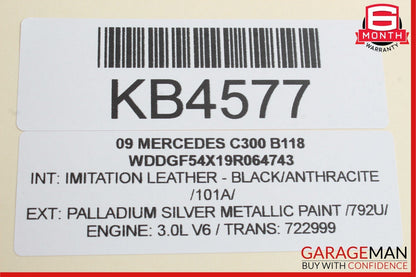 08-11 Mercedes W204 C300 C350 Rear or Front Right Side Exterior Door Handle OEM